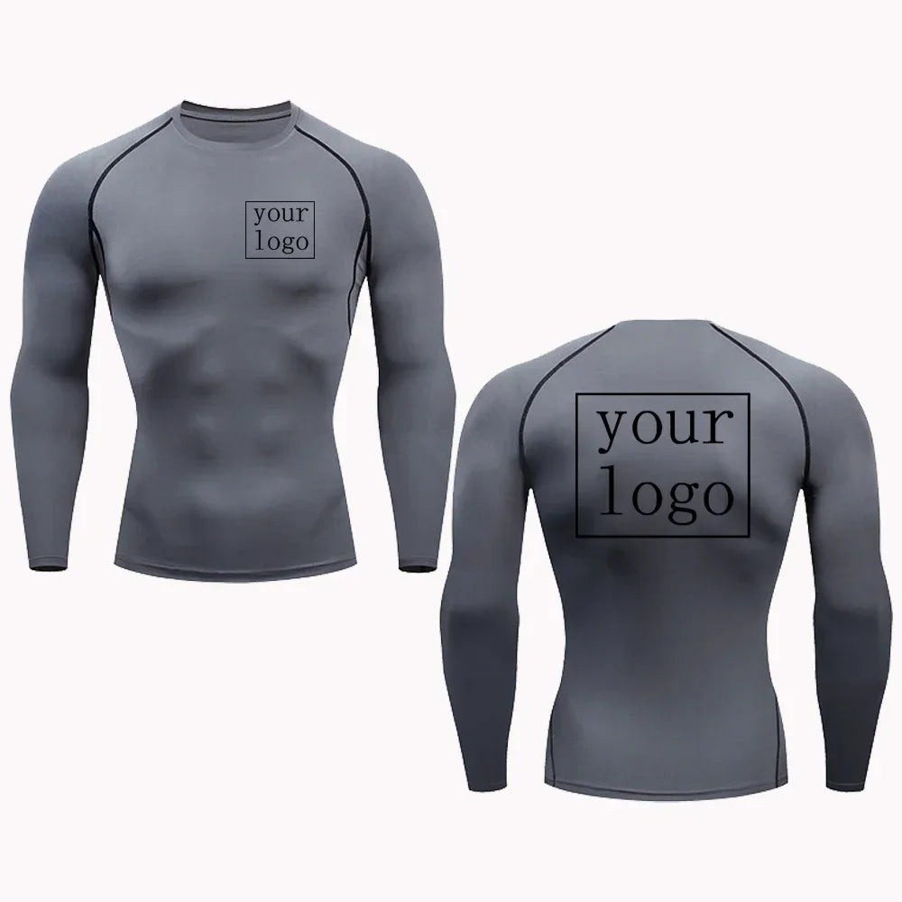 Men and Women Are Suitable for Jogging, Training, and Gym Customization of Tight Fitting T-shirts with Design Logos and Original