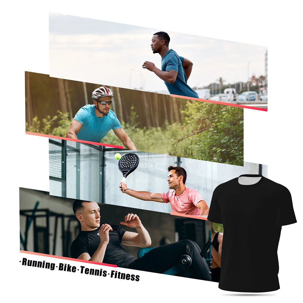 Gym T Shirt For Men Mondrian Line T-Shirts Trendy Cool Colorful Plaid Summer Tees O Neck Y2K Retro Graphic Clothing Gift Idea