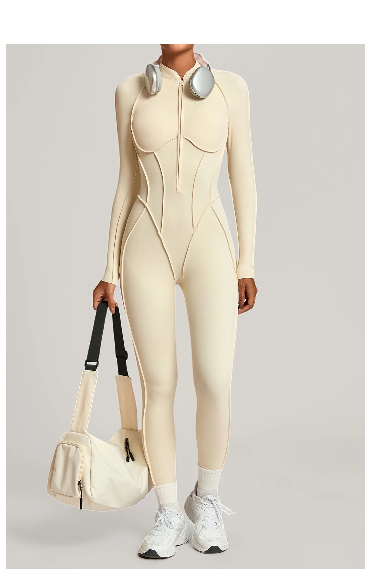 Yoga Suit Yoga Bodysuit Gym Set Women Sportswear Fitness Long Sleeve Sports Jumpsuit Female Workout Clothes One-piece Tracksuits