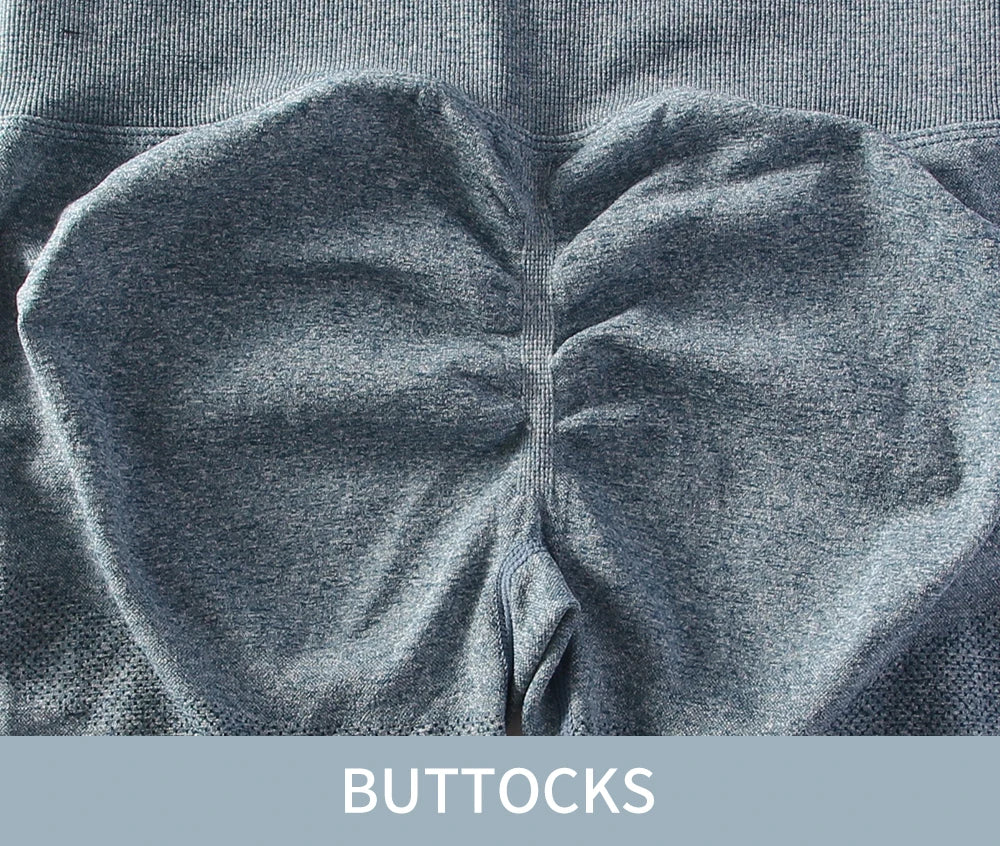 Women's 2 Piece Seamless Yoga Sportswear Set Gym Wear Fitness Wear Short Long Sleeve Top High Waist Leggings Fitness Sportswear