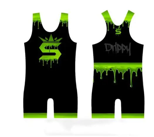 Men Wrestling Singlets Skinsuit Bodysuit Sport Fitness Clothing Run Speedsuit Powerlift Suspenders Suit Swimwear Gym Tights