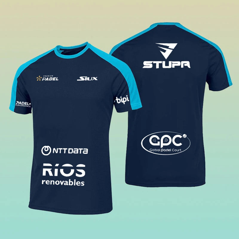 Gym T Shirt Summer Breathable Sports Short Sleeve Outdoor Running Mens T Shirt Tennis Large Clothing Competition Training Top