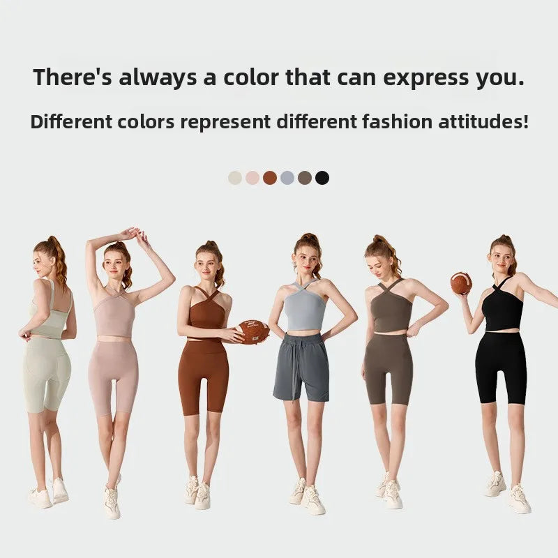 Sports Bra Top Qui Dry Running o Absorption Beautiful Ba Gym Yoga Clothes Summer Sports Underwear Women's Vest