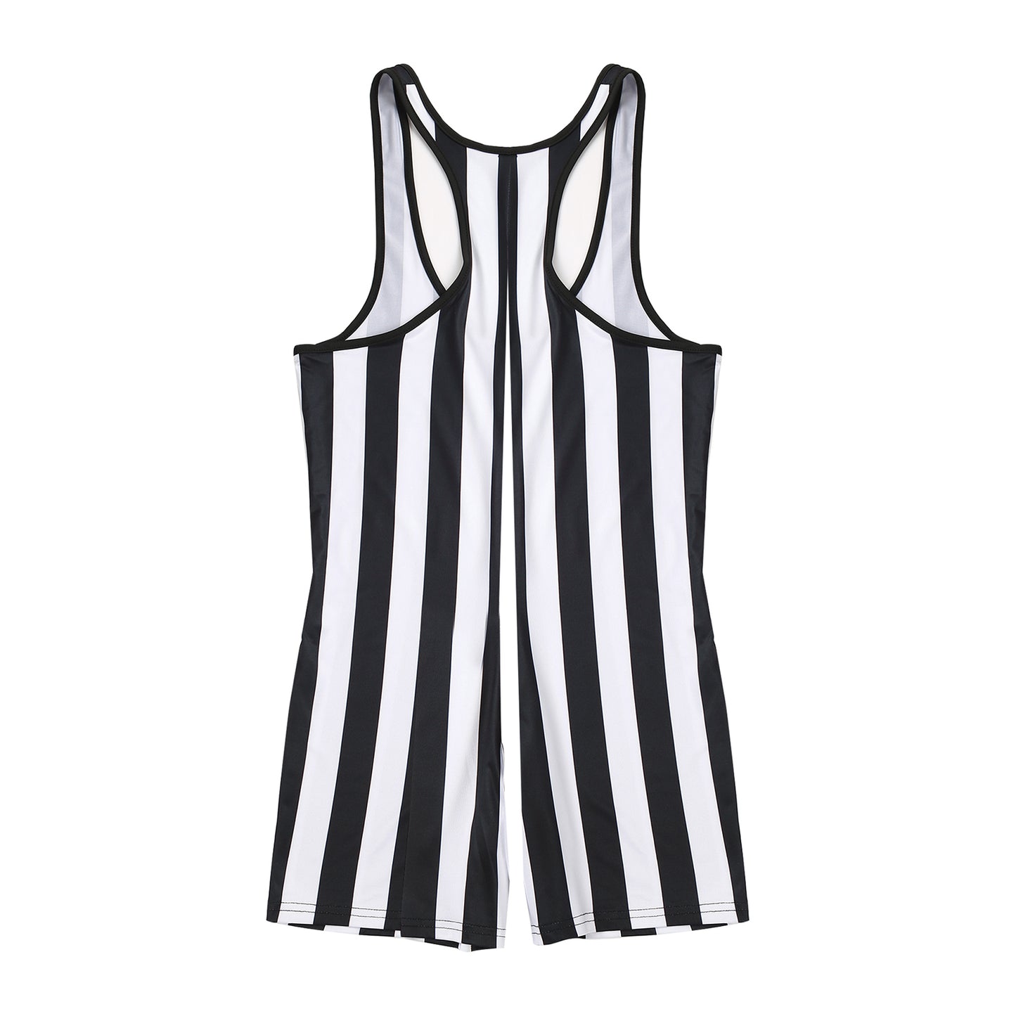 Men's Swimwear Gym Sports Yoga Gymnastics Leotard Bodysuits Striped Jumpsuit Swimming Suits Workout Wrestling Singlet Bodysuit