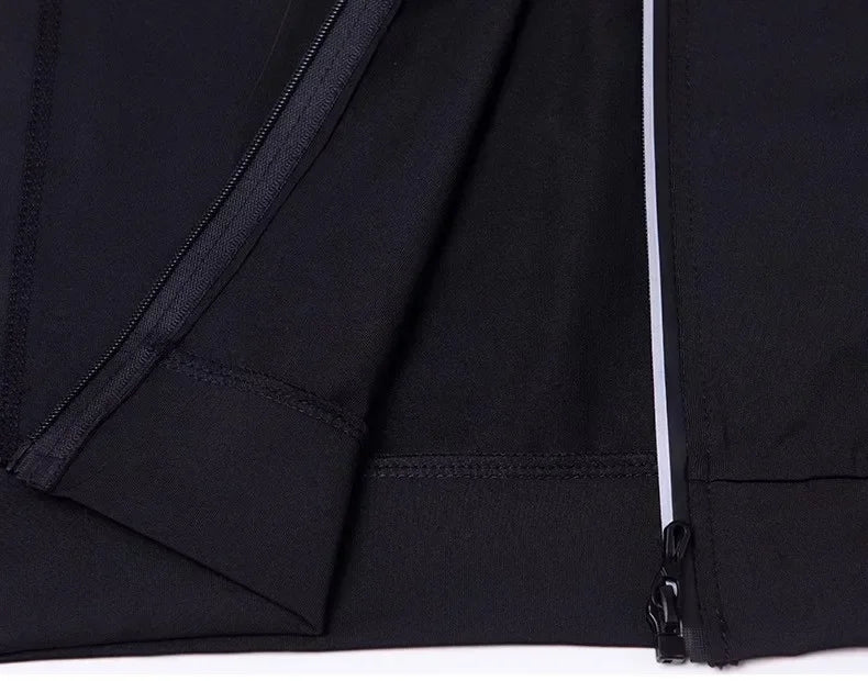 Men's running suit, long sleeve top + long pants + shorts, comfortable fit light, autumn training outdoor exercise clothing