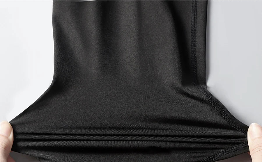 Men's T-shirt Fitness Compression Shirt Quick Dry Short Sleeve Gym Muscle Shirt Breathable White Black Sun protection Sportswear