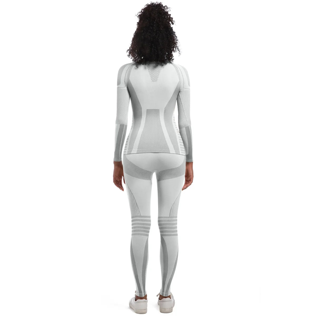 Women Girl Skiing Underwear Set Fitness Workout Thermal Gym Ski Snowboarding Sport Running Hiking Jogging Yoga Exercise Suit A84