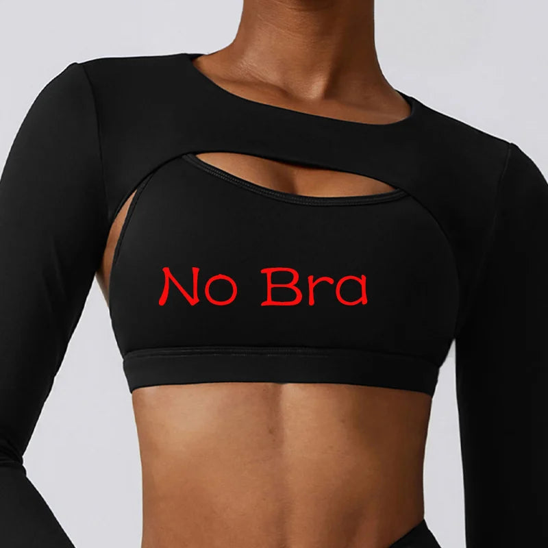 Running Shirt Fitness Tight Woman Work Out Clothing Shawl New Long Sleeve Yoga Tops Sexy Gym Sportswear Yoga Wear For Women