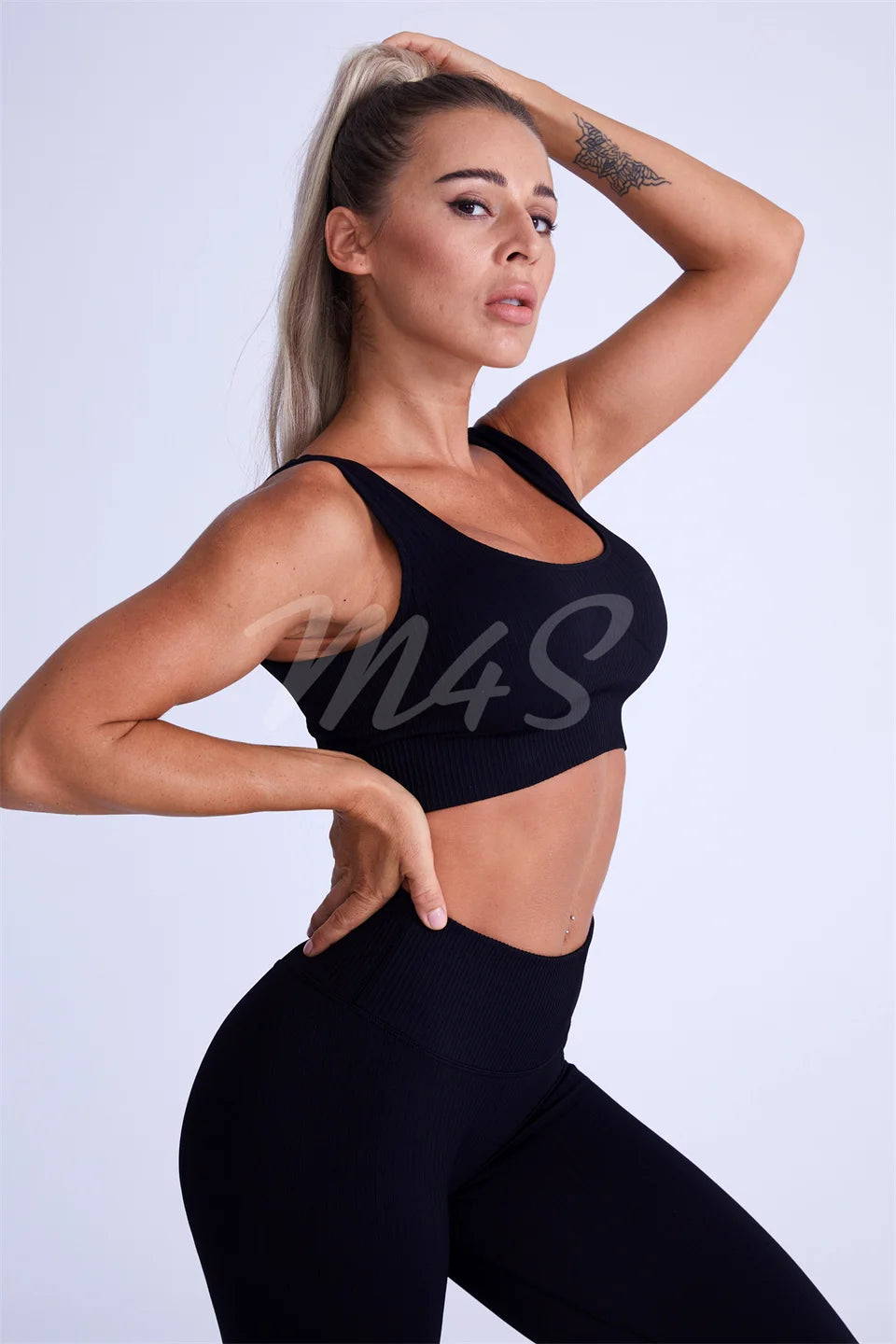 Seamless Fitness Clothing Women Workout Gym Set Women Yoga Set Matching Sets for Women 2 Pieces Active Wear Tracksuit Crop Top