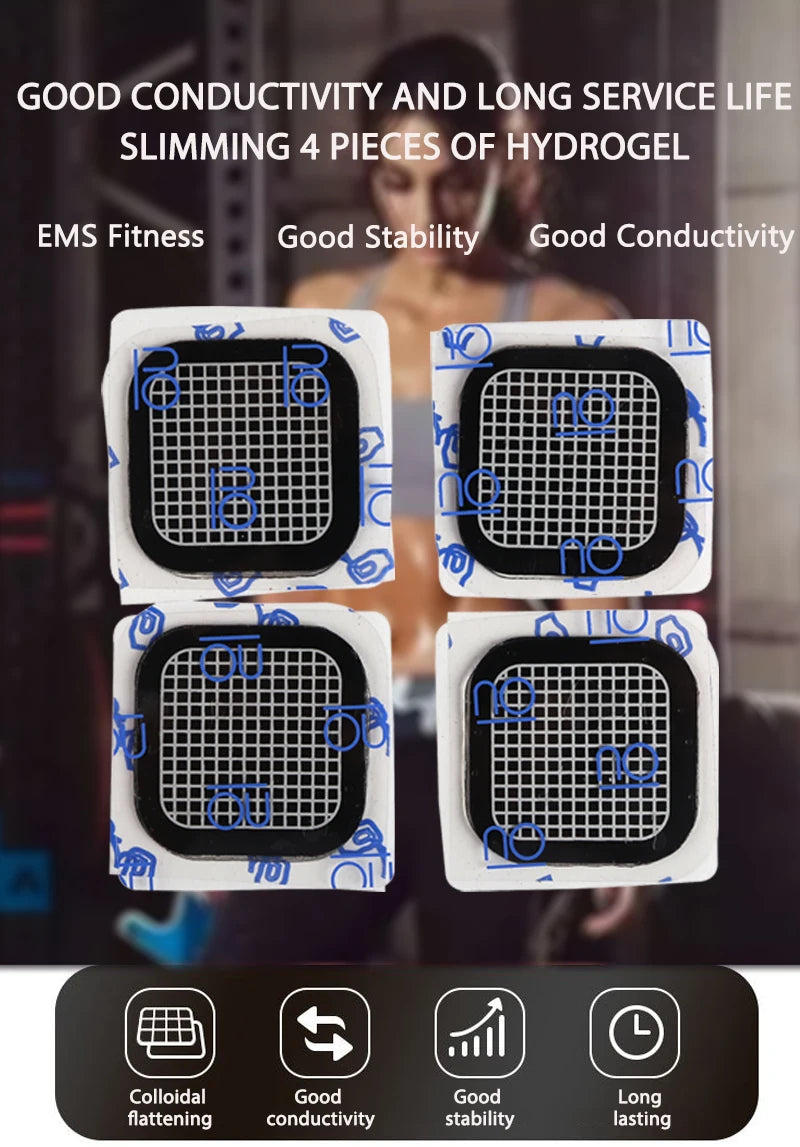 Equipment  Body Exercise Accessories Gel Abdominal Fitness Belt Trainer Stimulator Massage Muscle Stimulator Massage Therapy