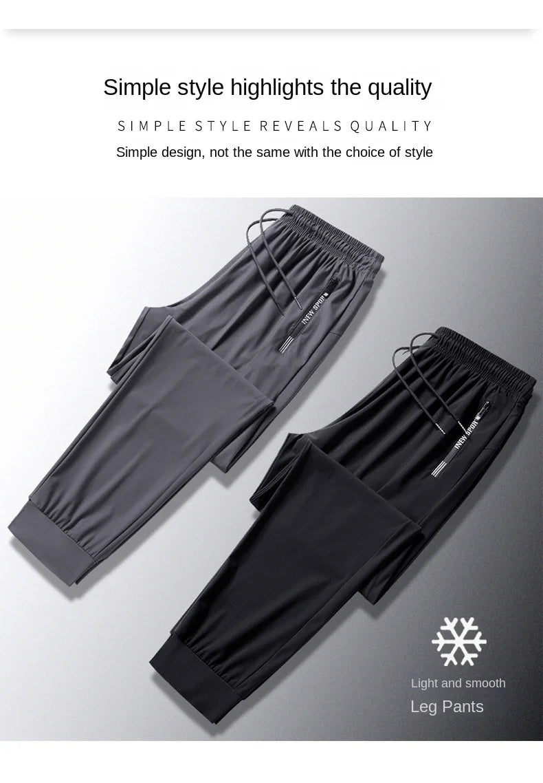 Men Casual Pants Fitness Sportswear Tracksuit Bottoms Skinny Sweatpants Cotton Trousers Gyms Jogger Track Pants Mens Joggers 5XL