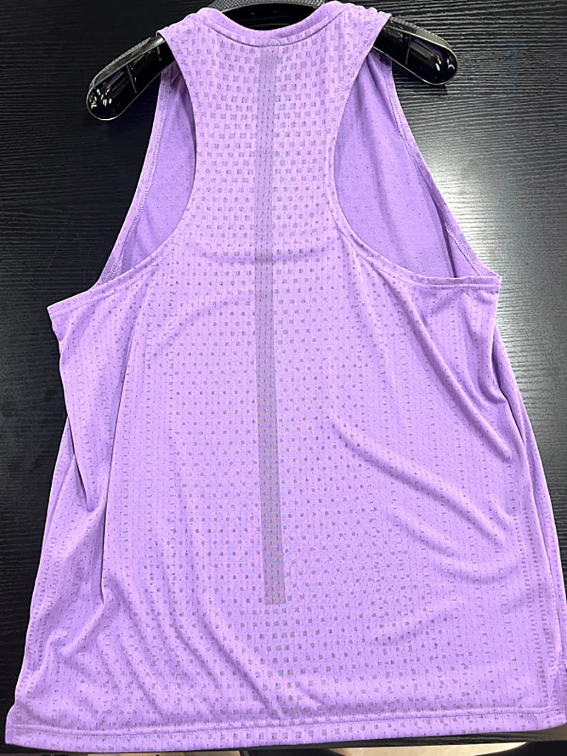 Men Gym Vest Breathable Mesh track and field Summer Cool Beach Travel Undershirt Basketball Training Fashion Running Tanks Top