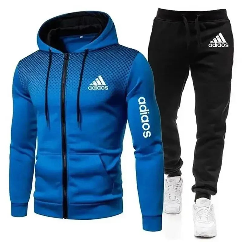 2025 New Men Running Set Sportswear Fashion Men Hoodie Fitness Gym Clothing Jogger Men'Smany sorts of Suit Sports