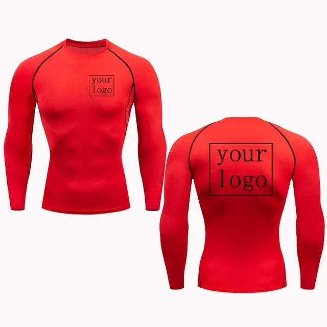 Men and Women Are Suitable for Jogging, Training, and Gym Customization of Tight Fitting T-shirts with Design Logos and Original