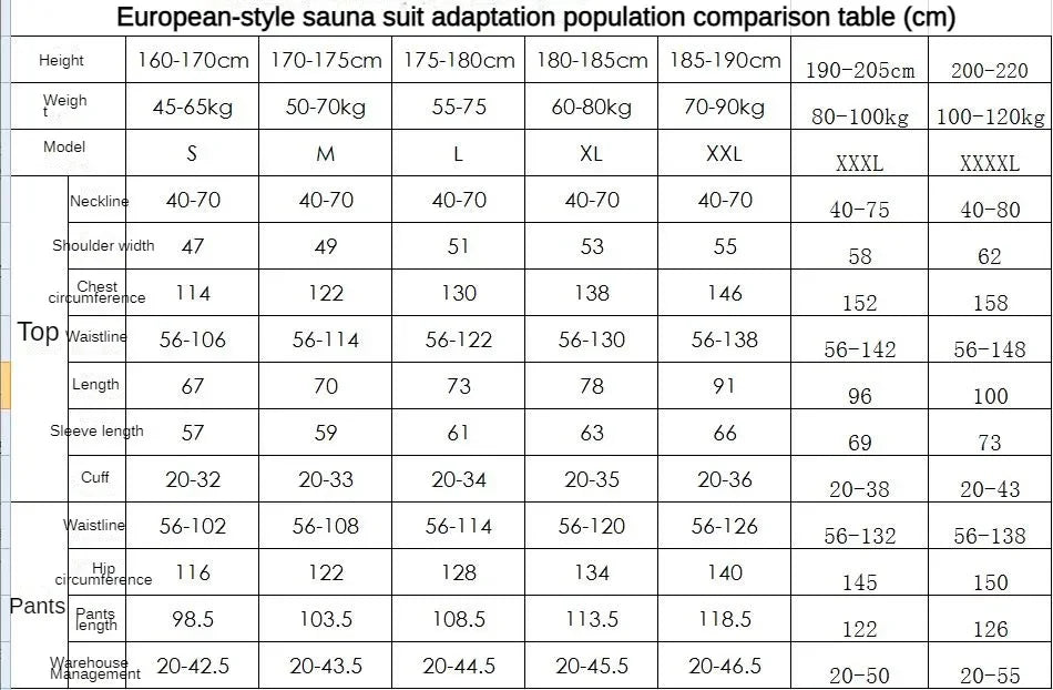 Heavy Duty Fitness Weight Loss Sweat Sauna Suit Exercise Gym Anti-Rip