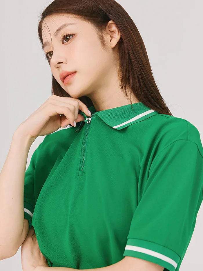 Women Tennis Outfit Quick Dry Fitness Polo Shirt Gym Workout Yoga Top Ladies Pleated Slim Culottes Anti-emptied Badminton Skirt