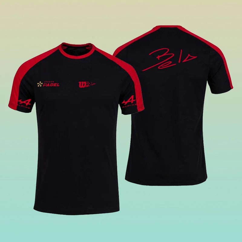 Gym T Shirt Summer Breathable Sports Short Sleeve Outdoor Running Mens T Shirt Tennis Large Clothing Competition Training Top