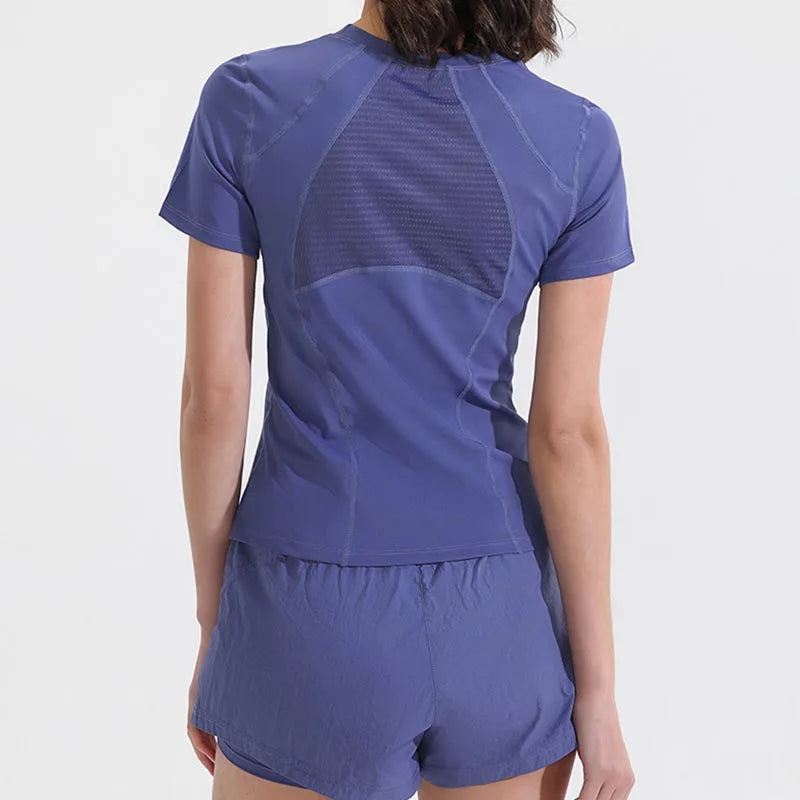 Women Gym Yoga Wear Sport High Waist Short Pocket Run Women Sportswear Fitness Outfi Push Up Quick Drying Summer Sport Clothing