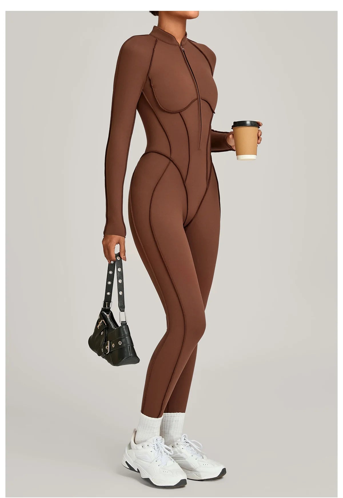 Yoga Suit Yoga Bodysuit Gym Set Women Sportswear Fitness Long Sleeve Sports Jumpsuit Female Workout Clothes One-piece Tracksuits