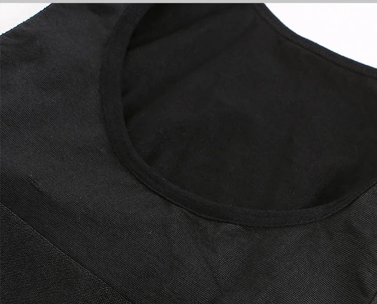 Men's Shapewear vest undershirt seamless waist body men's top vest corset Gym clothes