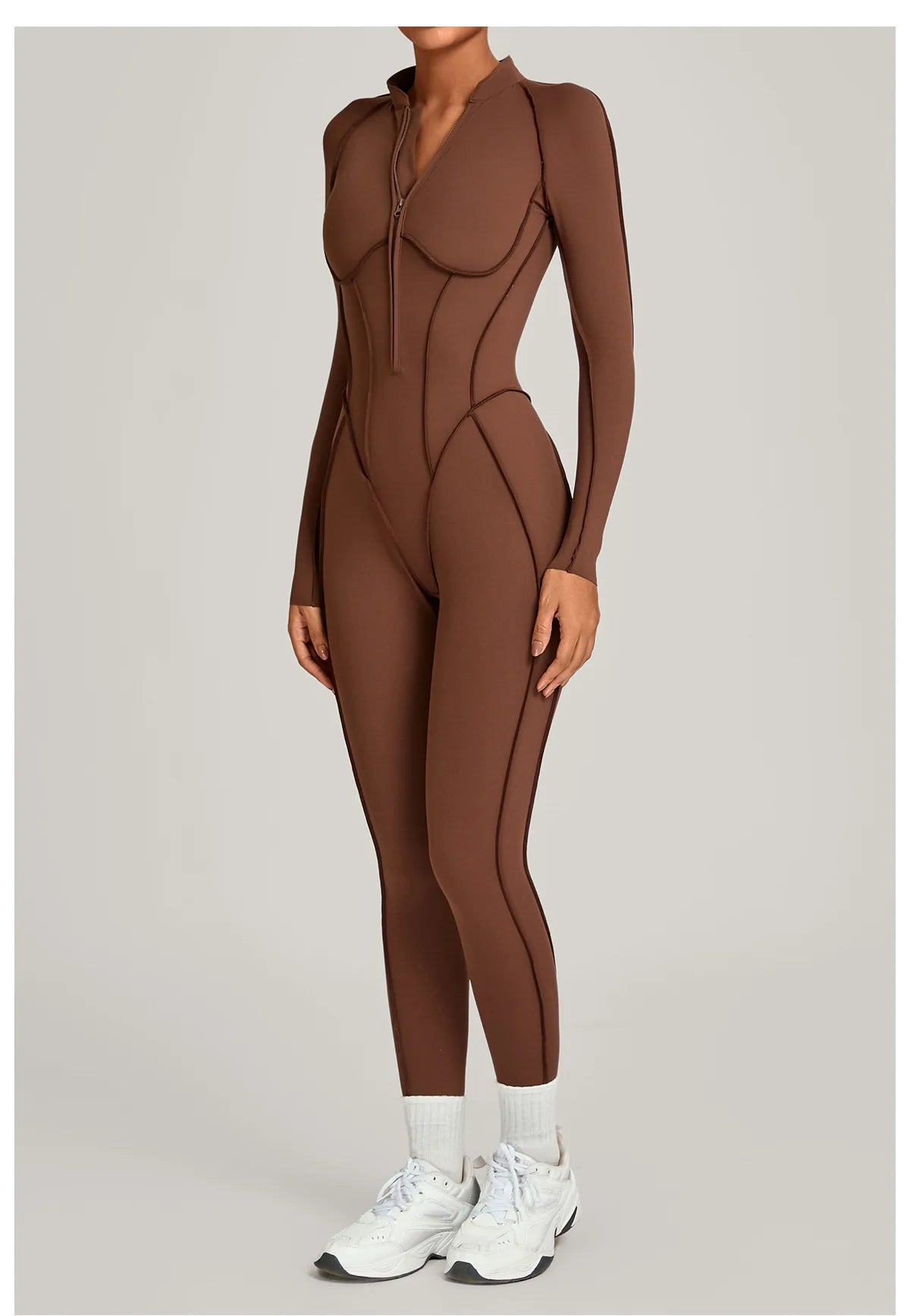 Yoga Suit Yoga Bodysuit Gym Set Women Sportswear Fitness Long Sleeve Sports Jumpsuit Female Workout Clothes One-piece Tracksuits