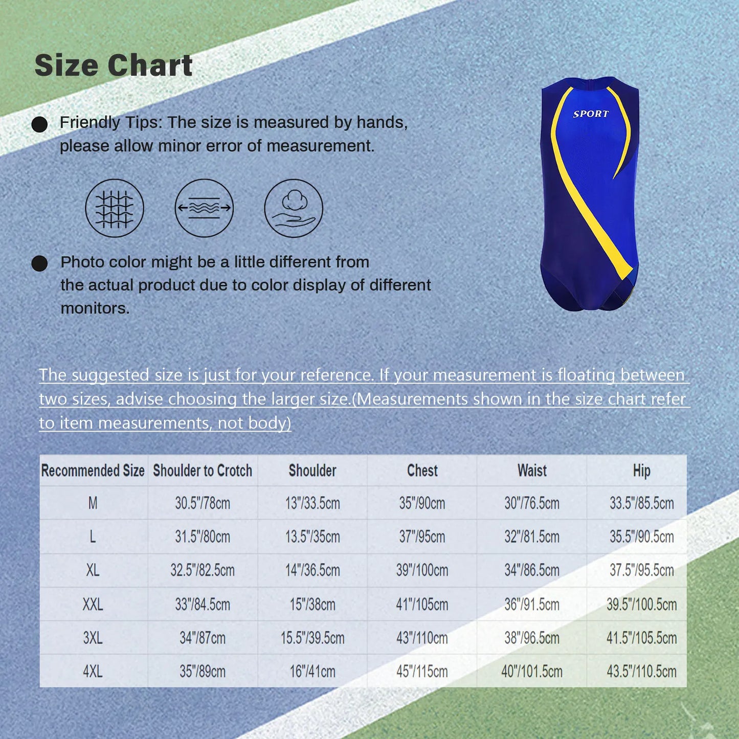 Swimwear Mens Gym Workout Athletic Leotard Jumpsuit Swimsuit Round Neck Back Invisible Zipper Color Block Sports Bodysuit