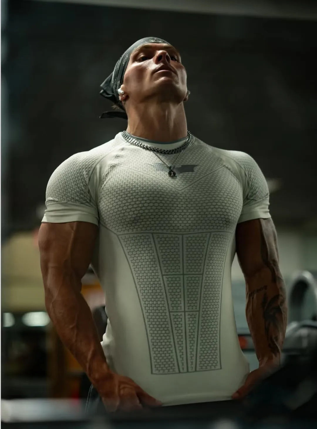 Athletic T-Shirt Gym Workout Fitness Running Sport Bodybuilding Male Casual Shirt Men's Muscle Quick Dry Skinny Fit Short Sleev