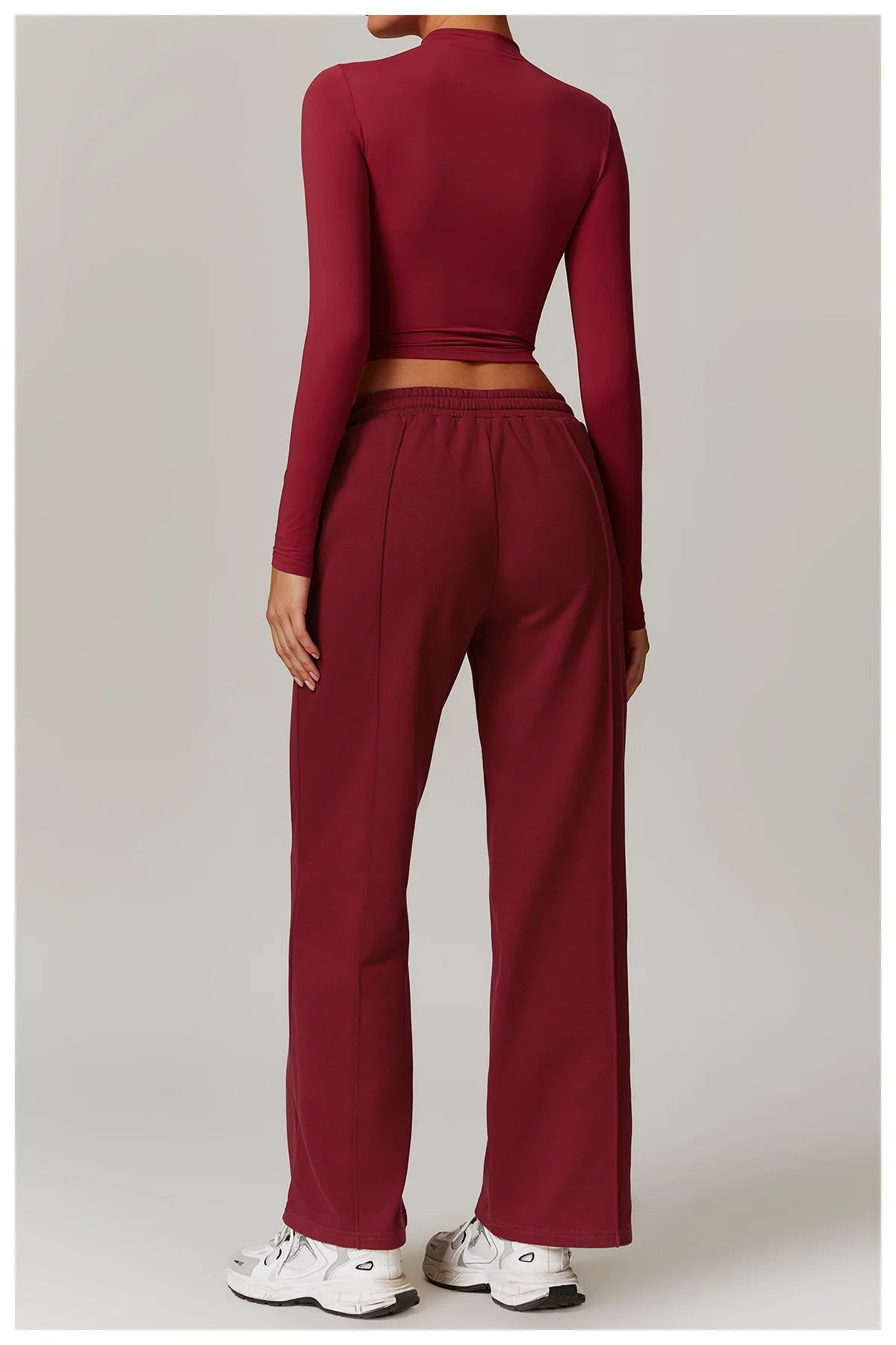 Yoga Shirts for Women 2025 Long Sleeve Quick-drying Fitness Sports Top Gym Clothes Workout Top High-necked Versatile Outer Wear