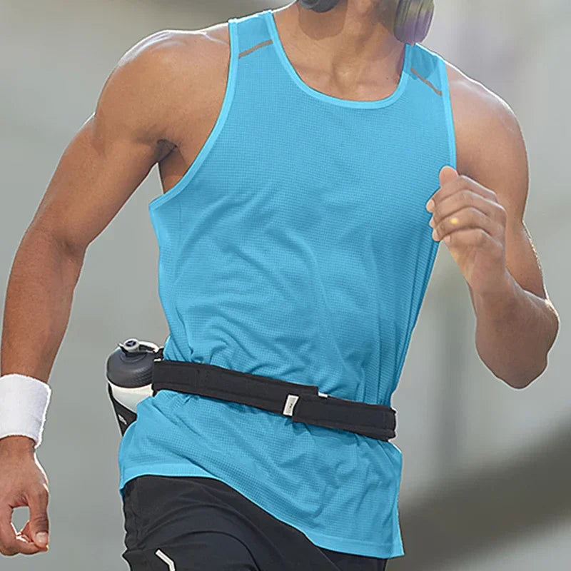 Men Sportswear Man Gym Fitness Vest Male Sportwear Sleeveless T-shirt Athletics Running Clothing Hiking Vests Men's Tracksuit