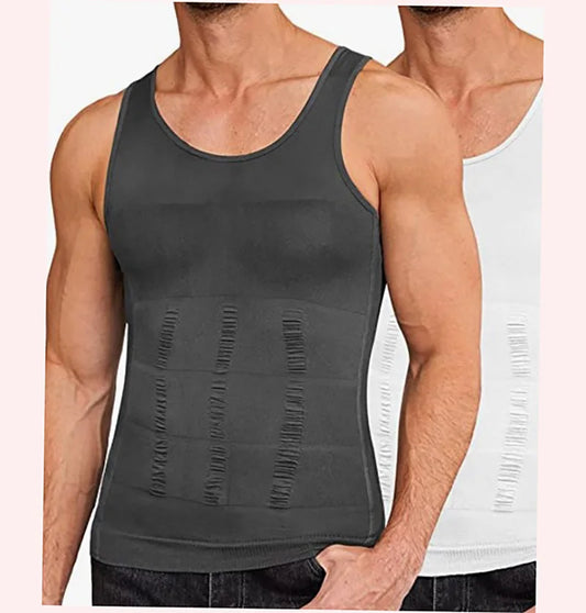 Men's Shapewear vest undershirt seamless waist body men's top vest corset Gym clothes