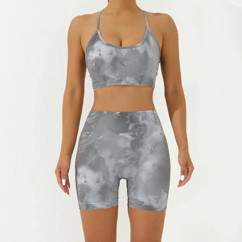 Women's Fitness Clothing Gym Sport Outfit for Woman Sweatsuit Lady Sets Womens Clothes Gym Women 2 Piece Set Outfit Sports Bra