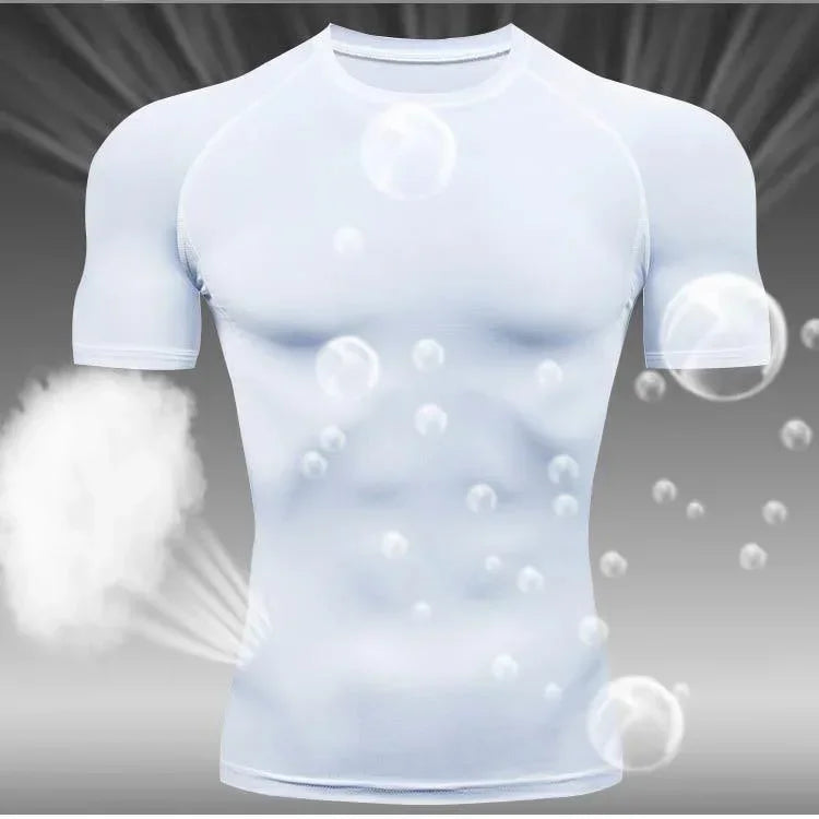 Men and Women Are Suitable for Jogging, Training, and Gym Customization of Tight Fitting T-shirts with Design Logos and Original