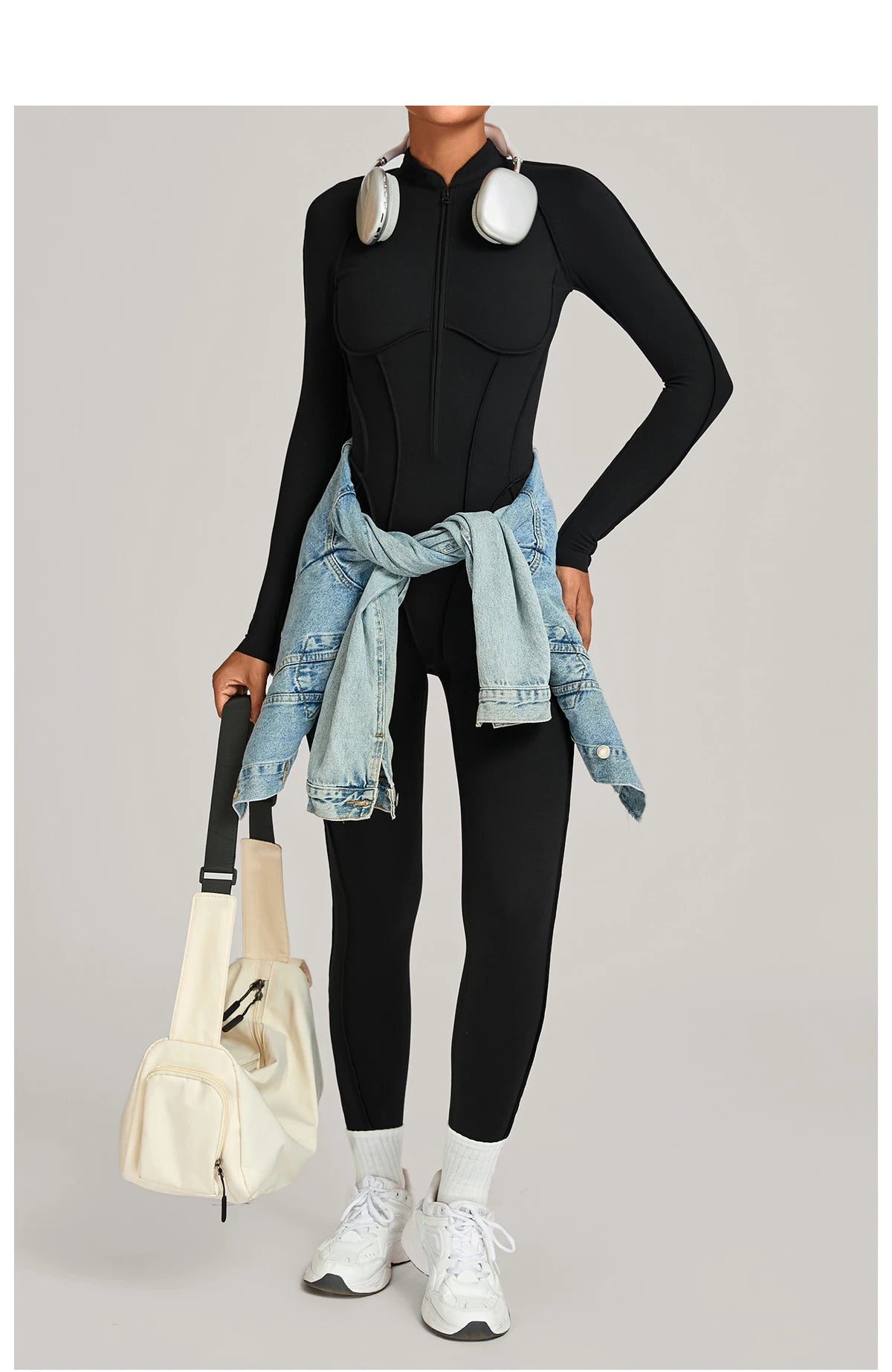 Yoga Suit Yoga Bodysuit Gym Set Women Sportswear Fitness Long Sleeve Sports Jumpsuit Female Workout Clothes One-piece Tracksuits