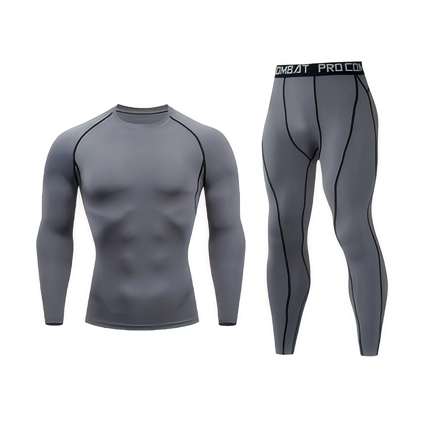 Men's Compression Set Men Sportswear Gym Fitness Suits Training Jogging Sport Tights Clothing Rashguard Running Tracksuit Men