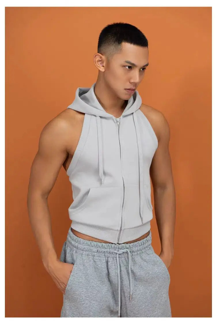 Gym T-shirt Man Sleeveless Sweatshirt Gym Clothing Men Bodybuilding Clothes Men's Singlet Fitness Vest Singlets Tops