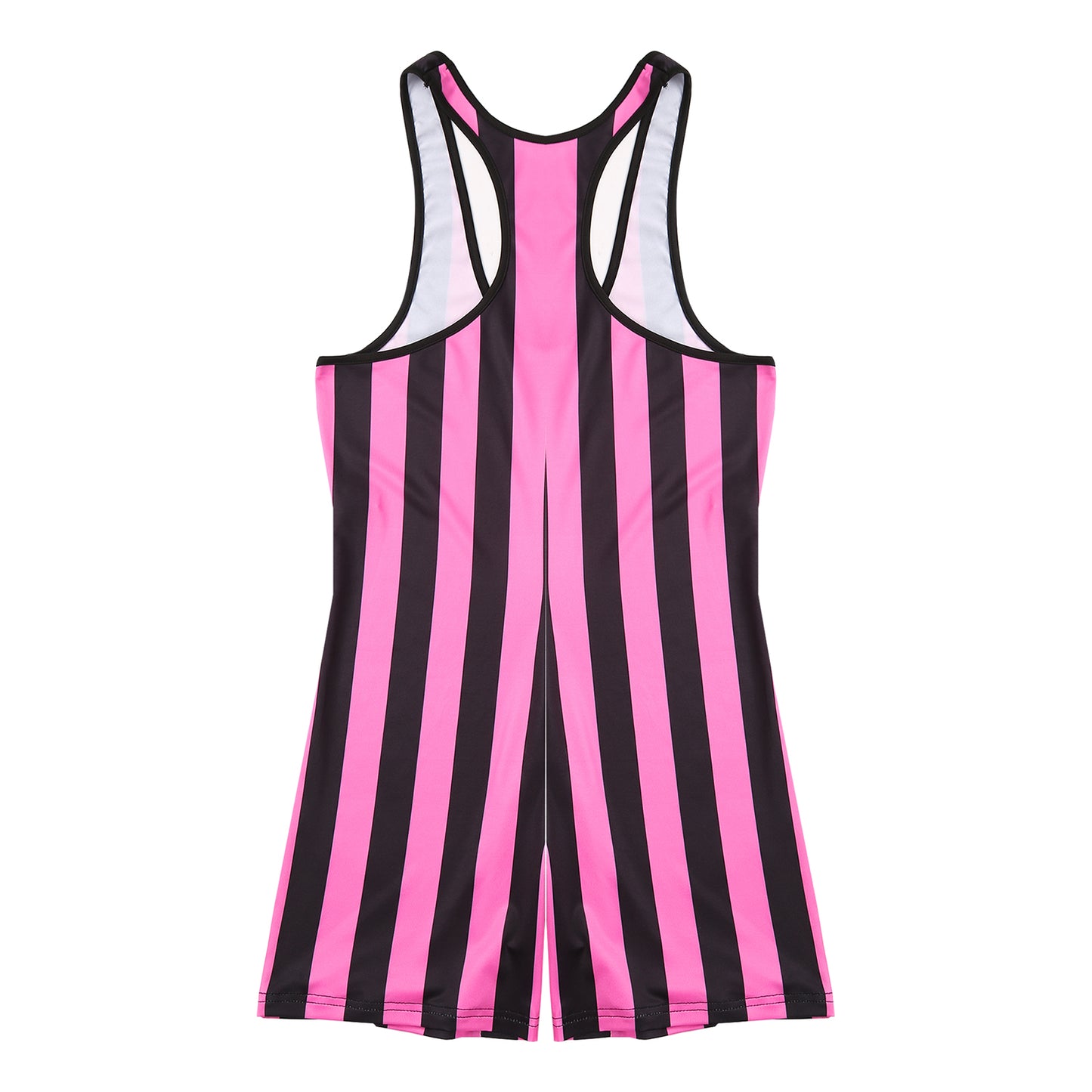 Men's Swimwear Gym Sports Yoga Gymnastics Leotard Bodysuits Striped Jumpsuit Swimming Suits Workout Wrestling Singlet Bodysuit