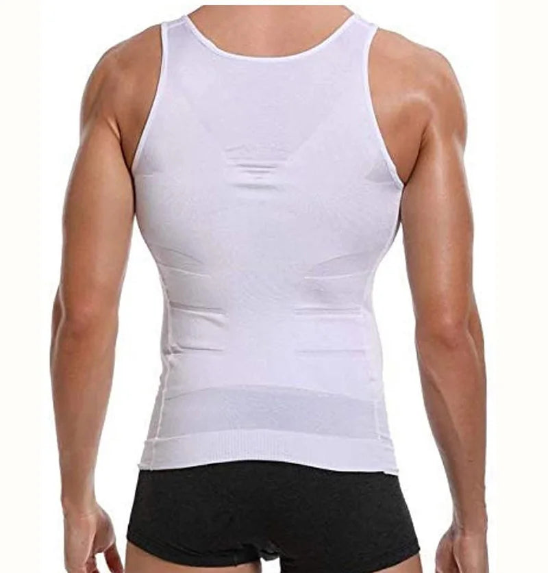 Men's Shapewear vest undershirt seamless waist body men's top vest corset Gym clothes