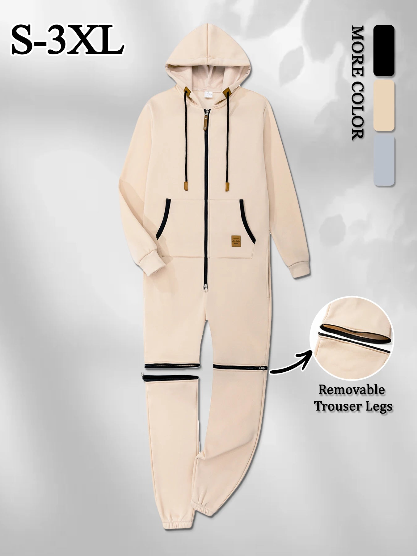 2025 New Men's Sportswear Jumpsuit Autumn Casual Hooded Sweatshirt and Pants 2-in-1 Sets Outdoor Gym Sports Jogging Men Clothing