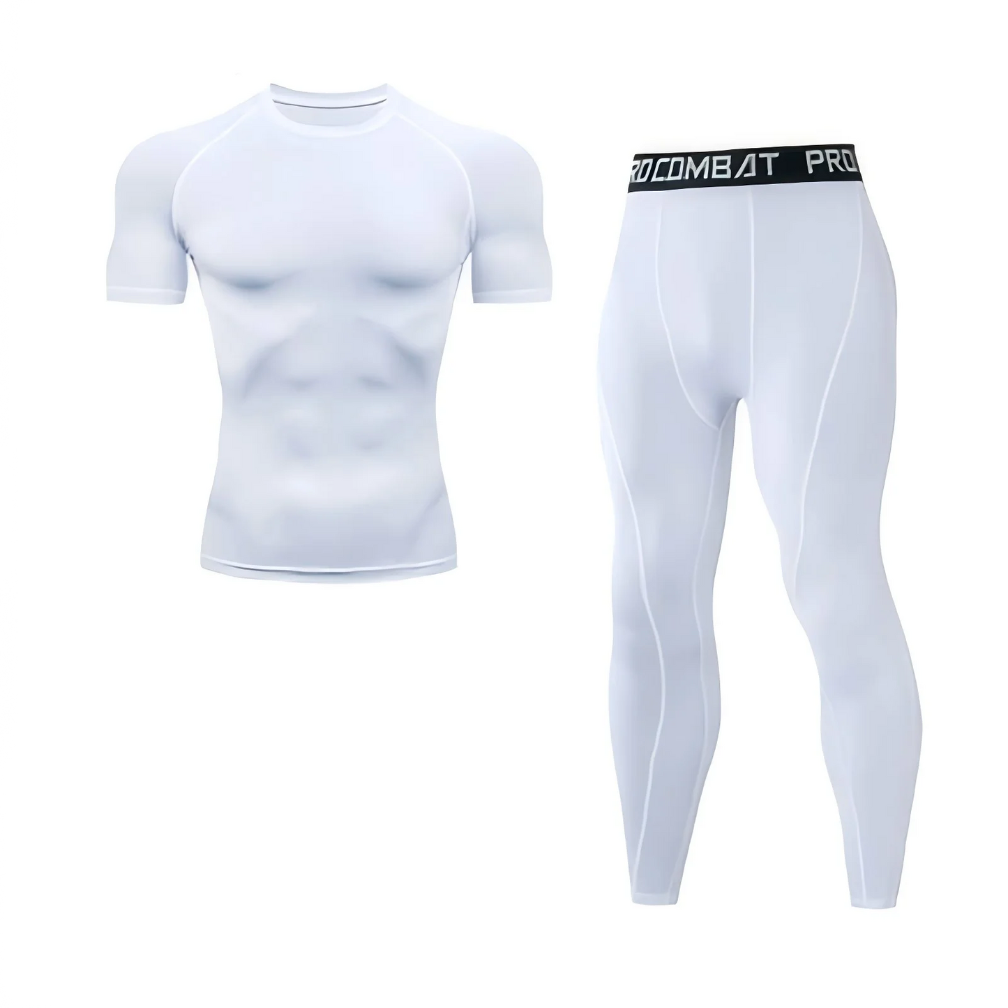 Men's Compression Set Men Sportswear Gym Fitness Suits Training Jogging Sport Tights Clothing Rashguard Running Tracksuit Men