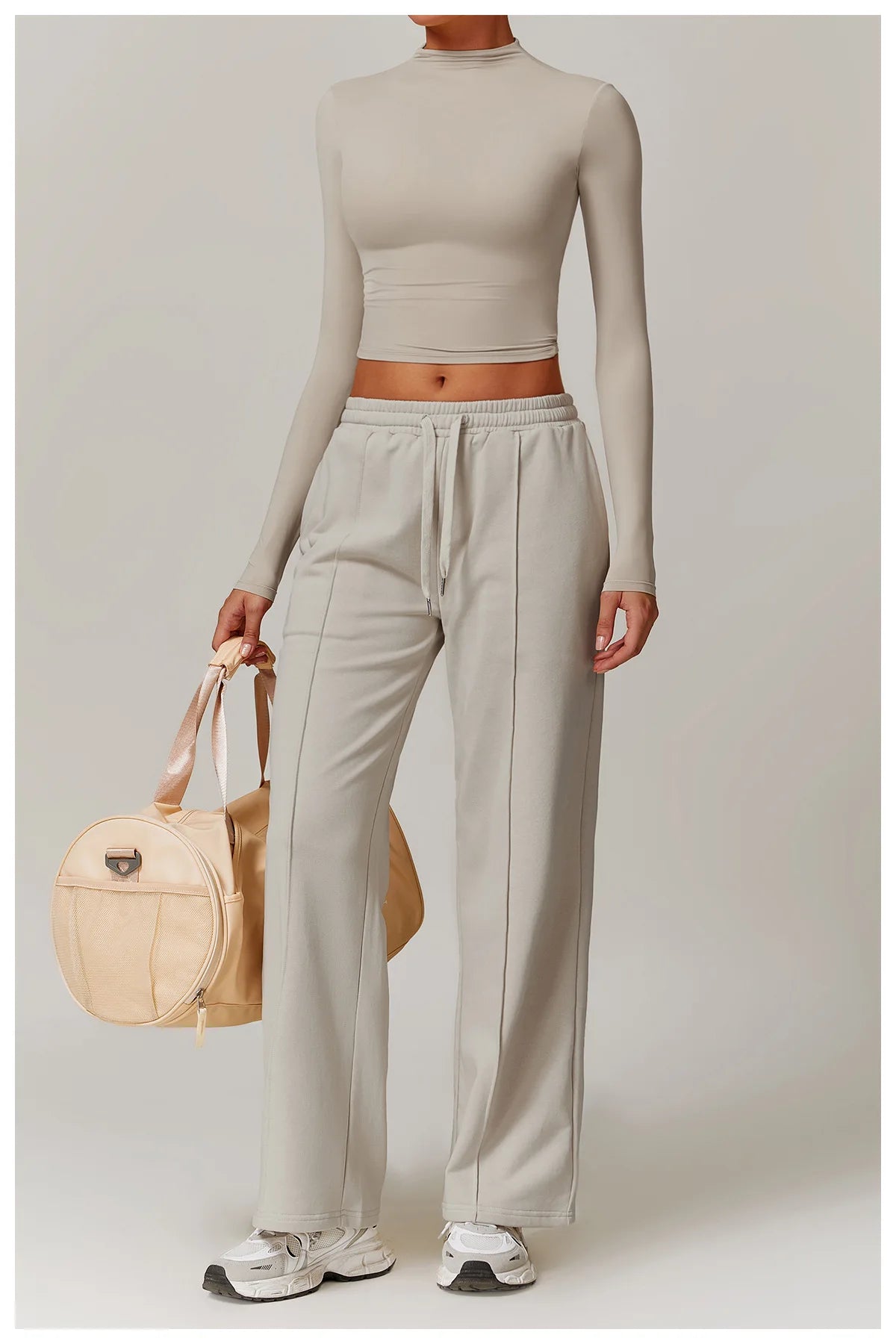 Yoga Shirts for Women 2025 Long Sleeve Quick-drying Fitness Sports Top Gym Clothes Workout Top High-necked Versatile Outer Wear