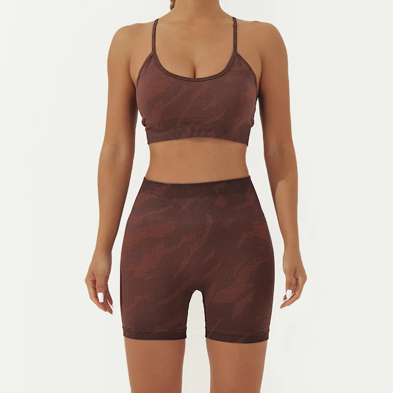 Women's Fitness Clothing Gym Sport Outfit for Woman Sweatsuit Lady Sets Womens Clothes Gym Women 2 Piece Set Outfit Sports Bra