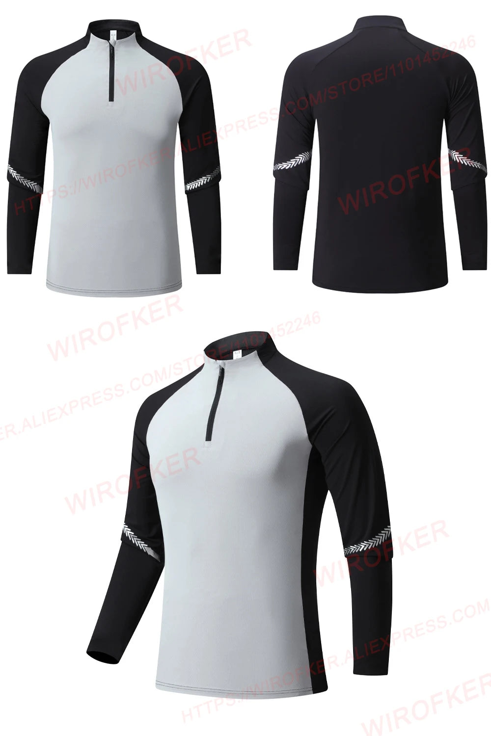 Athletic Pullovers Sport Shirt Men Fitness Training Tops Gym Casual Running Long Sleeve Male Outerwear Jogging Sport Clothing