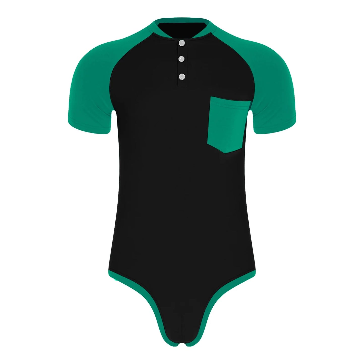 Men Adult Bodybuilding Wrestling Bodysuit Short Sleeve Slim Fit Shirt Jumpsuit for Daily Casual Workout Gym Sports Outfits