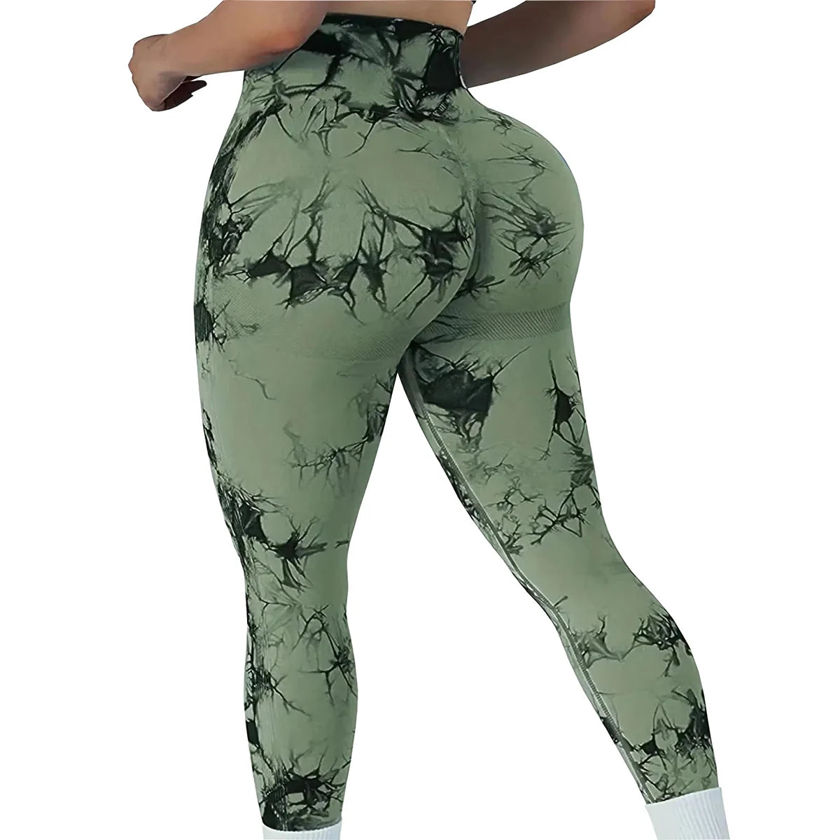 Tie Dye Gym Yoga Pants Fitness Workout Sportswear Clothing For Women High Waist Scrunch Butt Liftting Sports Leggings