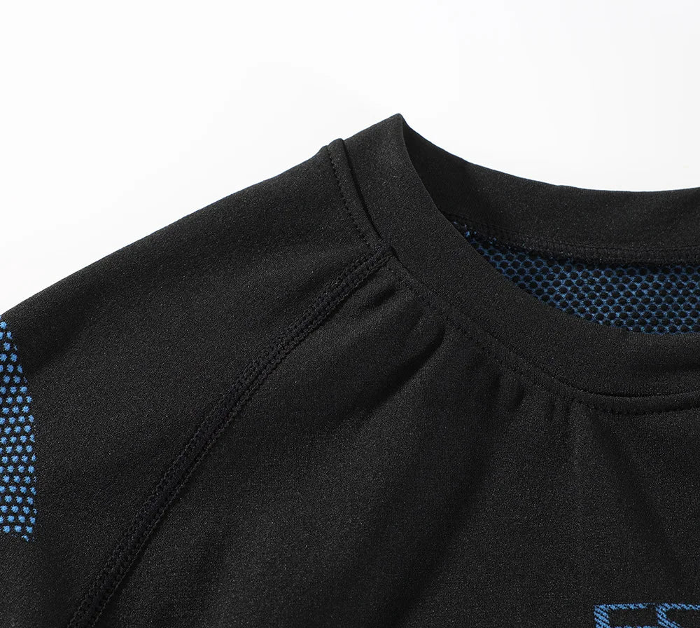 Men Sports Tactical Underwear Sets Fitness Running Tracksuits Breathable Quick Drying Clothing Sweatwicking Sports Clothing