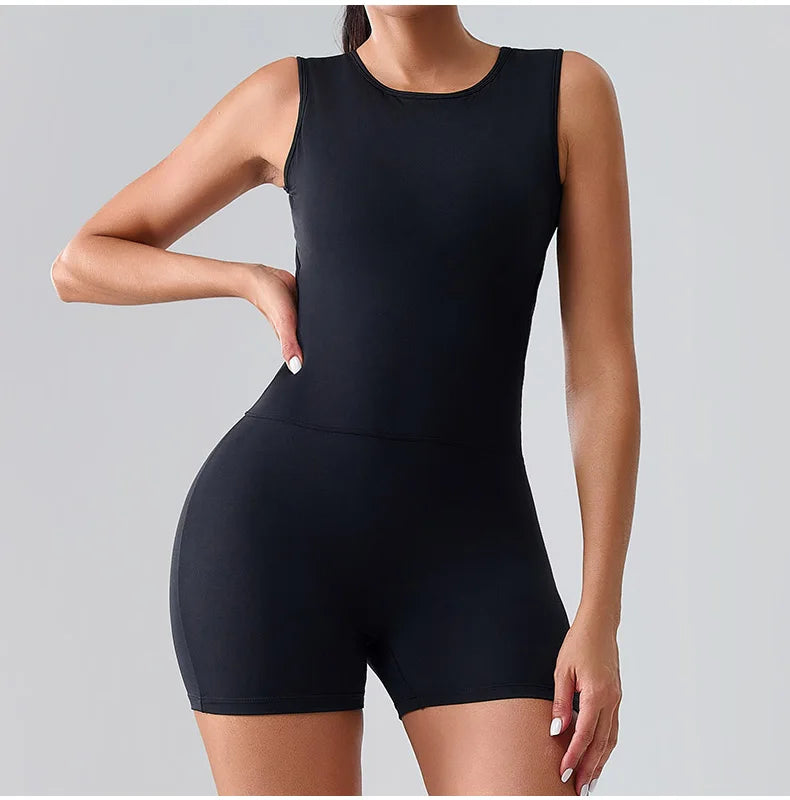 Gym Jumpsuits Women Clothes Fitness Suit Short Sets Sports Overalls for Woman Tracksuit Yoga Clothing Workout Rompers Sportswear