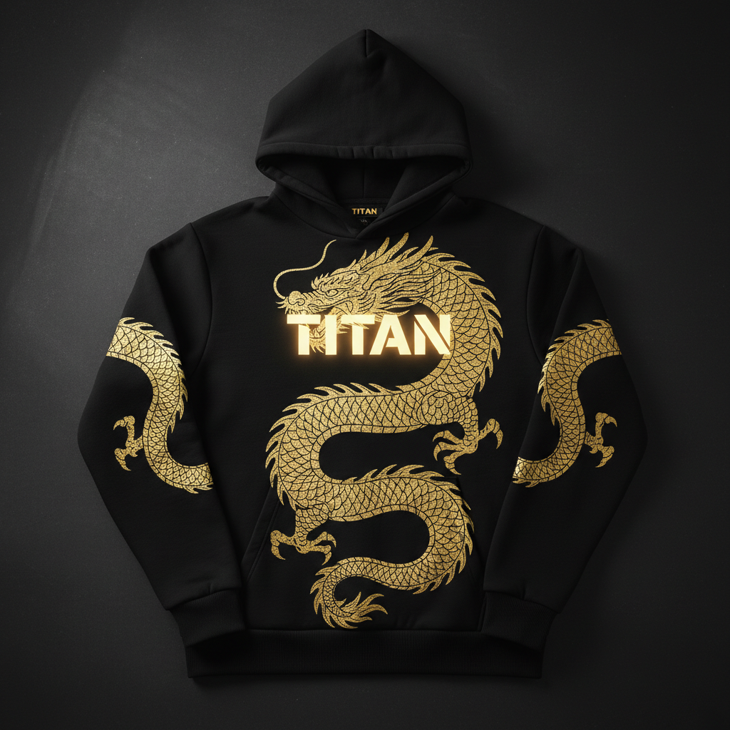 Black Dragon Hoodie