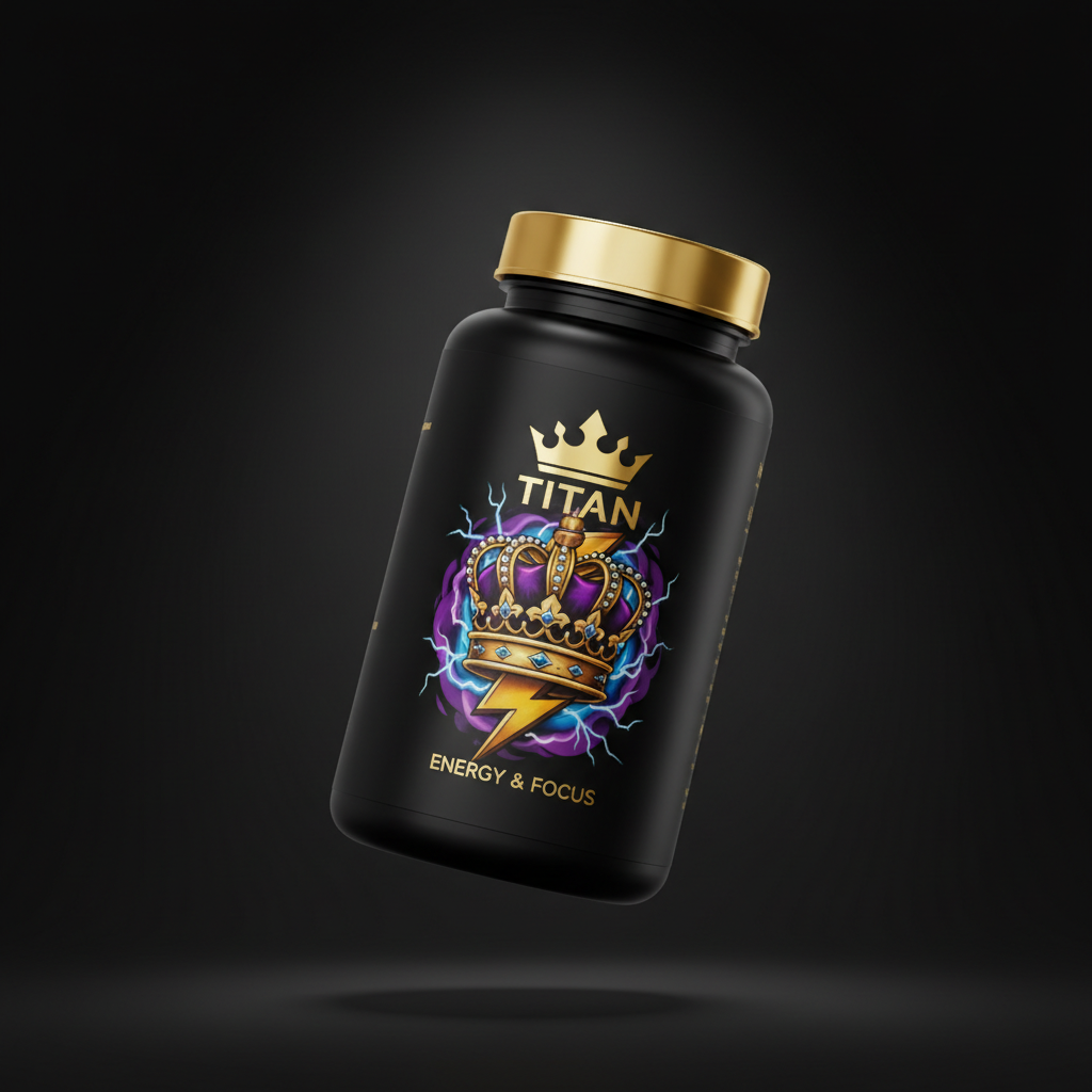 TITAN Caffeine Pills - Energy & Focus