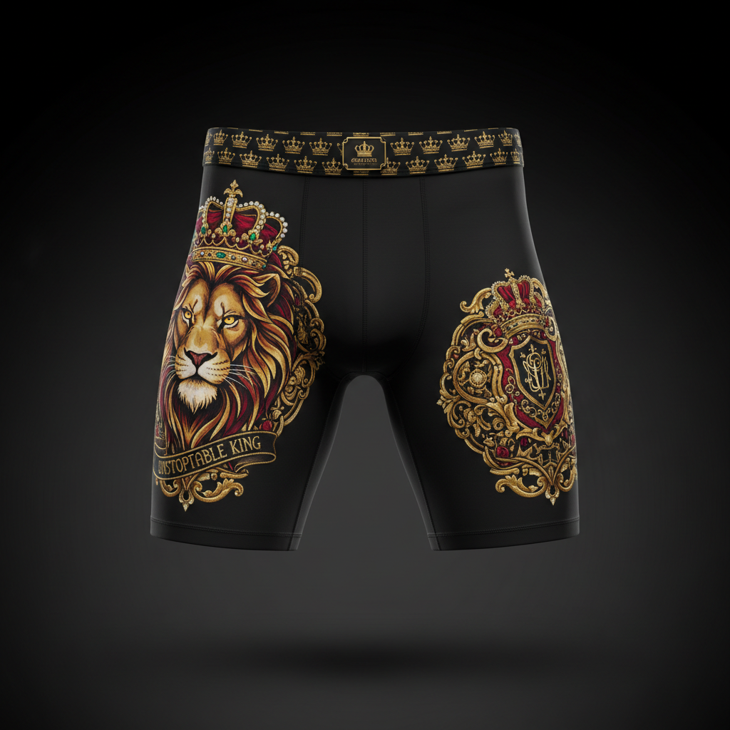 Crown Edition Lion King Compression Shorts