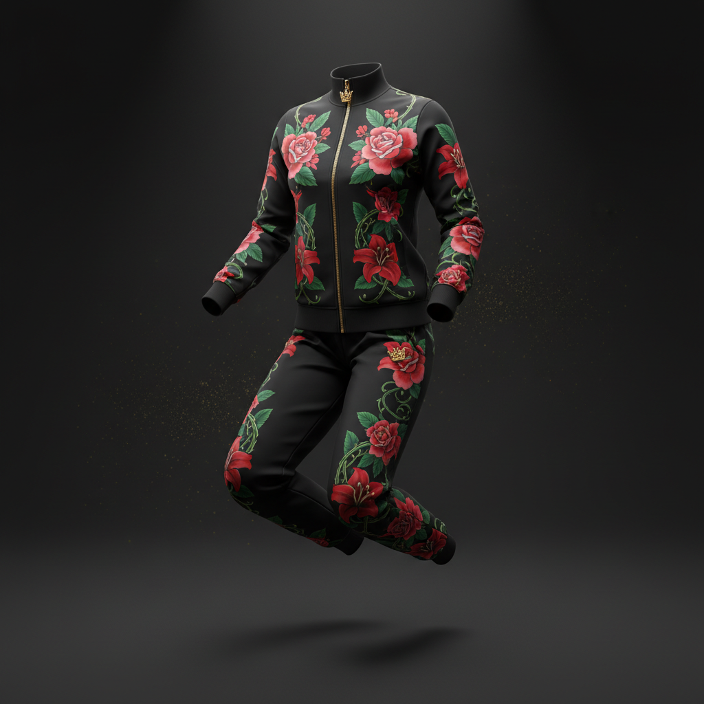 TITAN Crown Edition Women's Floral Track Suit